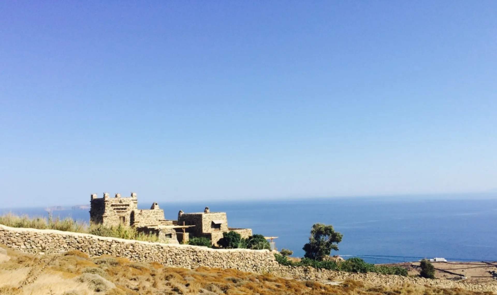 Stone summer houses